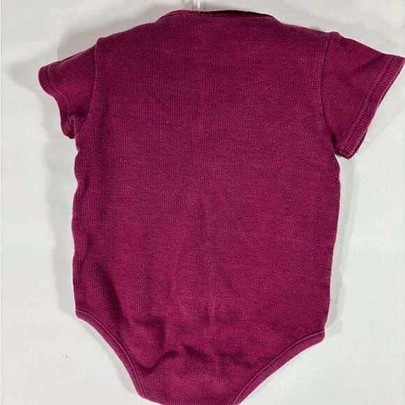 Burgundy bodysuit 18 month - Picture 2 of 4